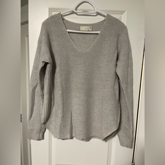 Wilfred Free Waffled Knit Sweater, Off White, Medium - Picture 1 of 5